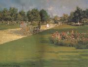 William Merrit Chase Prospect Park Brooklyn Sweden oil painting artist
